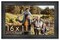 16x11 Wide Barnwood Picture Frame with UV-Resistant Acrylic & Acid Free Backing, Available in 6 Paint Finishes - Grey, Brown, White, and Black
